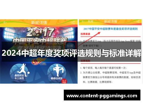 2024中超年度奖项评选规则与标准详解