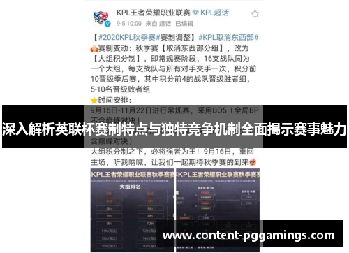 深入解析英联杯赛制特点与独特竞争机制全面揭示赛事魅力 深入解析英联杯赛制特点与独特竞争机制全面揭示赛事魅力