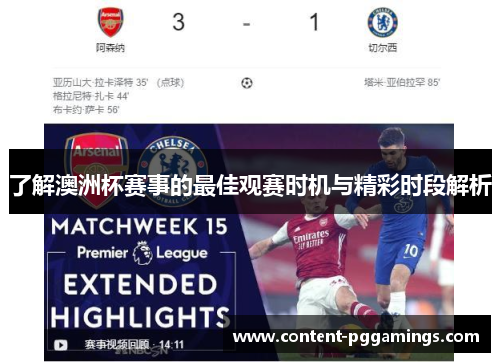 了解澳洲杯赛事的最佳观赛时机与精彩时段解析